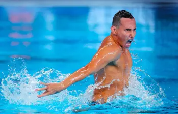 Gustavo Sánchez, nadador caleño que compite contra las grandes potencias del mundo. FOTO GETTY
