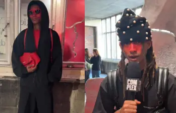 Jaden Smith presentó su primera colección masculina para Christian Louboutin durante la Semana de la Moda de París. FOTO: captura de pantalla. 