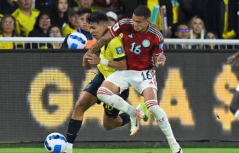 El antioqueño Kevin Castaño volvió a mostrar buen nivel con la Selección de Colombia. Hace una destaca dupla con Mateus Uribe. FOTO getty 