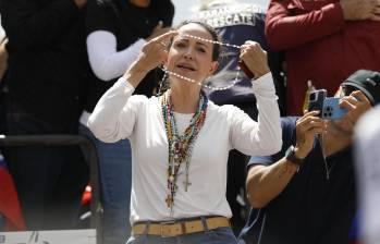  La líder opositora ha hecho varios intentos para ingresar a Venezuela, sin embargo, no han sido posibles por diferentes circunstancias logísticas o de restricciones. Foto: Pedro Rances Mattey/ Getty Images