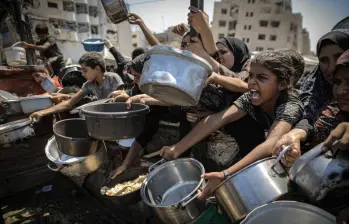 La delegación de la ONU informó que 859 personas murieron cerca de las instalaciones de la Fundación Humanitaria de Gaza (GHF), un organismo apoyado por Israel y Estados Unidos. Foto: Getty.