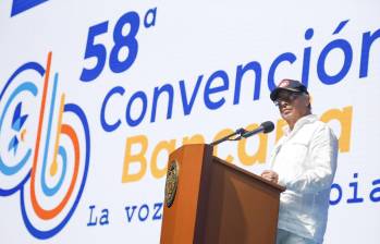 Un discurso de 53 minutos ofreció el presidente Gustavo Petro en la Convención de Asobancaria. FOTO: Cortesía Presidencia