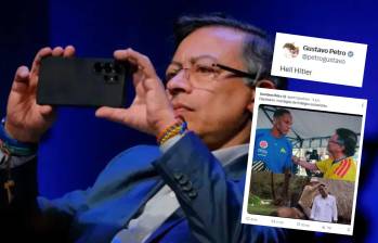El presidente Petro tuvo un fin de semana bastante agitado en redes sociales: participó en política, atacó a periodistas y futbolistas. Foto: Presidencia 