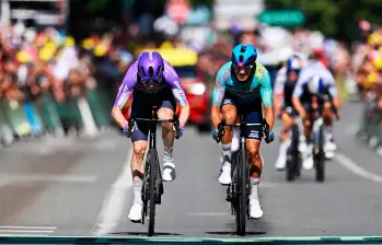 Tejada fue superado por Mauro Schmid en los metros finales. FOTO: GETTY