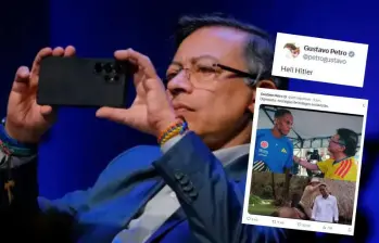 El presidente Petro tuvo un fin de semana bastante agitado en redes sociales: participó en política, atacó a periodistas y futbolistas. Foto: Presidencia