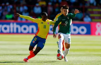 Último encuentro entre Colombia y Bolivia por las eliminatorias del Mundial 2026. Foto: GETTY