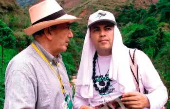 Gilberto Echeverri y Guillermo Gaviria fueron secuestrados por las Farc en 2002, dentro de una marcha que iba hacia Caicedo. FOTO ARCHIVO