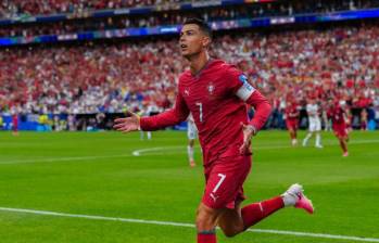 Cristiano Ronaldo, la gran figura de su equipo en el triunfo contra Uzbekistán. Foto: X-GETTY