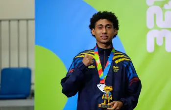 Izzon “El Rayo” Galea es uno de las promesas del boxeo colombiano. FOTO: COI