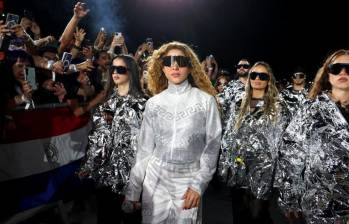 Shakira dio su primer show en el Campo Argentino de Polo, en Buenos Aires. FOTO: Kevin Mazur/Getty Images for Live Nation