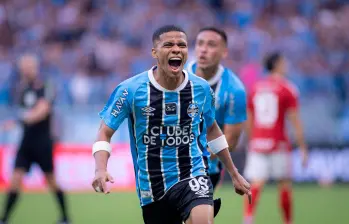 José Enamorado, jugador revelación del FPC en 2025. Se fue de Junior de Barranquilla a Gremio de Porto Alegre en enero de 2026. Foto: AFP