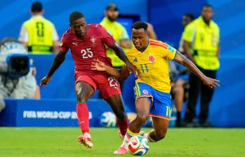 El chocoano Jhon Arias volvió a exhibir su fútbol dinámico. Fue uno de los hombres más destacados de la Selección. FOTO juan a. sánchez 