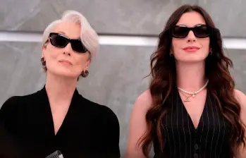Streep y Hathaway interpretan a Miranda Priestley y Andy Sacks. FOTO: 20th Century Studios.