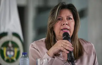 Su pronunciamiento se da luego de unos señalamientos del presidente Gustavo Petro que asegura que la fiscal debería de estar “preocupada” por su inclusión en la Lista Clinton. Foto: Colprensa.