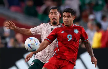 El último encuentro entre las selecciones de Colombia y México fue en 2023, Juan Camilo “Cucho”, estuvo entre los convocados por Lorenzo. FOTO: Getty