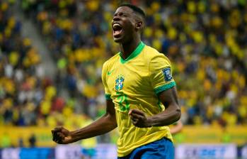 El futbolista Luis Henrique anotó gol en el partido entre Brasil y Perú. FOTO: TOMADA DEL X DE @CONMEBOL