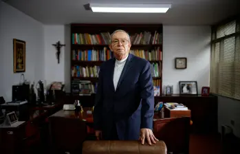 Monseñor Henao ha presidido el Comité Nacional del Consejo Nacional de Paz, Reconciliación y Convivencia (CNPRC). Ha participado en procesos de paz desde los años 90. FOTO COLPRENSA