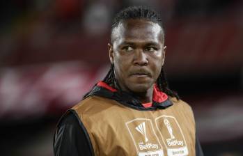 Hugo Rodallega, próximo a cumplir 40 años, no fue convocado por José Néstor Pékerman para los mundiales Brasil 2014 y Rusia 2018. En aquel entonces, el vallecaucano estaba jugando en Inglaterra y Turquía. Foto: Colprensa-John Paz.