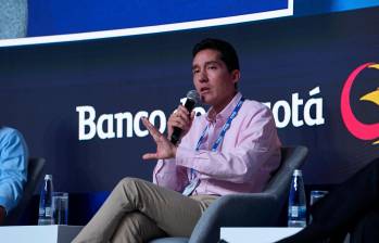 Luis Fernando Mejía, director de Fedesarrollo, aseguró que en 2022, 2023 y 2024 se vieron los niveles más altos de incertidumbre política en Colombia, desde 1990. FOTO CORTESÍA ASOBANCARIA