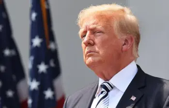 Donald Trump, de 78 años, fue diagnosticado con una insuficiencia venosa crónica “benigna”. FOTO: Getty 