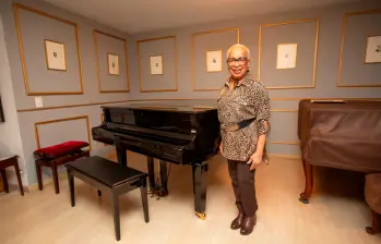 En la Universidad de Antioquia también hay una sala en homenaje a la pianista. FOTO: Esneyder Gutiérrez
