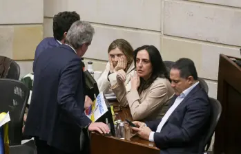 El partido de oposición Centro Democrático indicó que no asistirá a la sesión plenaria de la Cámara de Representantes de este sábado. Tampoco asistió a la sesión del viernes. Foto: Colprensa