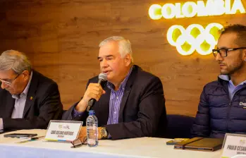 Ciro Solano, presidente del Comité Olímpico Colombiano. Colombia ha sido campeón de los Odesur en las ediciones de 2010, en Medellín, y 2018, en Cochabamba (Bolivia). FOTO Cortesía COC