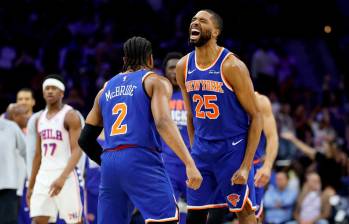 Los New York Knicks quieren volver a levantar un trofeo Larry O’Brien después de 53 años de sequía. FOTO: GETTY