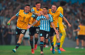 Quintero fue la gran figura de Racing en la vuelta de la semifinal de la Copa Sudamericana. FOTO @RacingClub