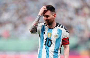 El futbolista argentino Lionel Messi, de 38 años, está cerca de jugar su última Copa del Mundo con la Selección Argentina. Foto: Getty