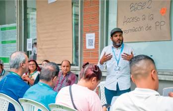 En este momento están en fase de recolección de insumos y el 17 de noviembre serán las votaciones de proyectos del Presupuesto Participativo de Medellín. FOTO Cortesía