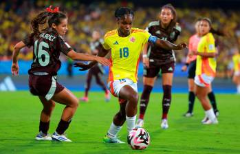 Linda Caicedo sumó su cuarto Mundial. Ya estuvo en un sub-17, dos sub-20 y uno de categoría mayores. FOTO juan antonio sánchez 