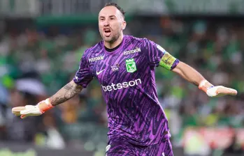 David Ospina llegó a Atlético Nacional para el segundo semestre de 2024, después de haber jugado en Arabia Saudita. Foto: Manuel Saldarriaga