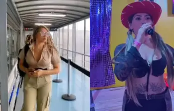 Mayerly Díaz, conocida como La Voz de Quipile, publicó su último video en Instagram días antes de morir tras complicaciones médicas aún en investigación. FOTO: captura de video. 