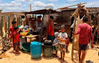La Corte consideró que el Gobierno Nacional no ha hecho lo suficiente para remediar la situación de pobreza en La Guajira. Foto: COLPRENSA.