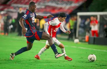 DIM recibe a Santa Fe en la final de la Liga Betplay-1. FOTO COLPRENSA