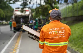 Imagen de referencia de una jornada de recolección de basuras por parte de Emvarias. FOTO: EL COLOMBIANO