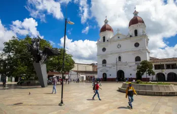 Imagen de referencia del Parque de Rionegro, en el Oriente. Foto: EL COLOMBIANO