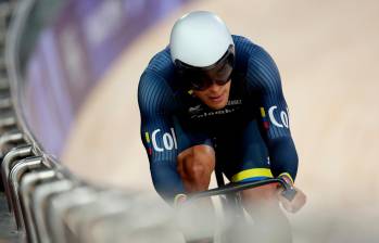 Tras siete años en el ciclismo de pista, Cristian Ortega sorprende con sus gratos resultados. Los Juegos Olímpicos de Los Ángeles-2024 y ser campeón mundial, sus principales objetivos. FOTO: GETTY