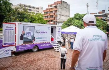 En total, en el noroccidente del país, la Ruta Buscadora recorrerá 58 municipios en Antioquia, Chocó y Caldas, llegando principalmente a las zonas rurales: 44 corregimientos y veredas. Foto: Cortesía