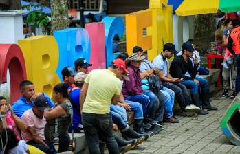 Desde octubre pasado, en Briceño se agudizó el desplazamiento forzado. FOTO: Camilo Suárez. Archivo El Colombiano