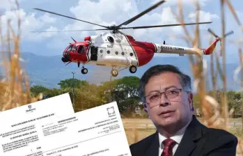 Ante la falta de aeronaves, la Aviación del Ejército tuvo que desempolvar el viejo Mi-17 ruso empleado en la Operación Jaque (2008), el cual está en funcionamiento. FOTO: Cortesía del Ejército.