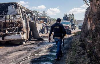 Este es el panorama que se vive en nueve estados de México luego de que fuera abatido Nemesio Oseguera Cervantes, alias El Mencho, máximo cabecilla del Cartel Jalisco Nueva Generación (CJNG). FOTO: GETTY