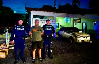 Lo encontraron con 9.000 balas/FOTO: POLICÍA NACIONAL
