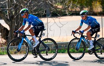 Nairo es considerado por muchos el mejor ciclista en la historia de Colombia. En el Giro hace un gran trabajo para su líder Éiner. FOTO GETTY