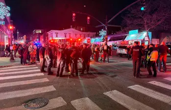 Las autoridades siguen tras la pista del tirador, o los tiradores. FOTO: TOMADA DE X