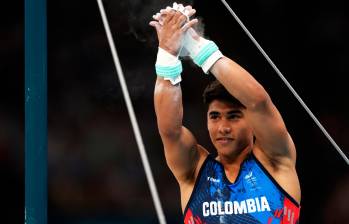 Ángel Barajas, de 19 años de edad, ya goza de respeto entre la élite de la gimnasia artística mundial. FOTO. GETTY