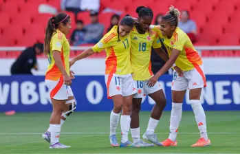 Clasificada a los Juegos Olímpicos, la Selección Colombia enfrentará el nuevo formato de las Eliminatorias sudamericanas para el Mundial de Brasil en 2027. El relevo se construye bien. FOTO GETTY 