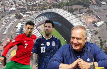 Cristiano Ronaldo, Lionel Messi, Dick Advocaat y el estadio Azteca pueden ser los protagonistas de las históricas marcas que se rompan en este mundial. Fotos: AFP y Getty Images