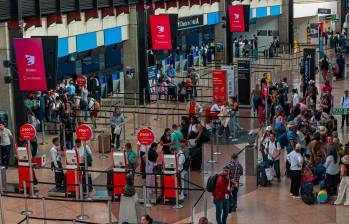 Entre enero y octubre viajaron más de 4 millones de colombianos a otros países. FOTO EL COLOMBIANO. 